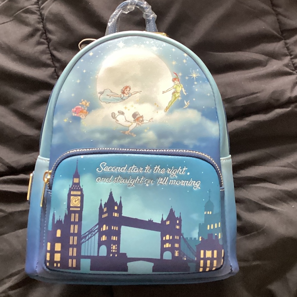 Loungefly Peter Pan Mini Backpack NWT